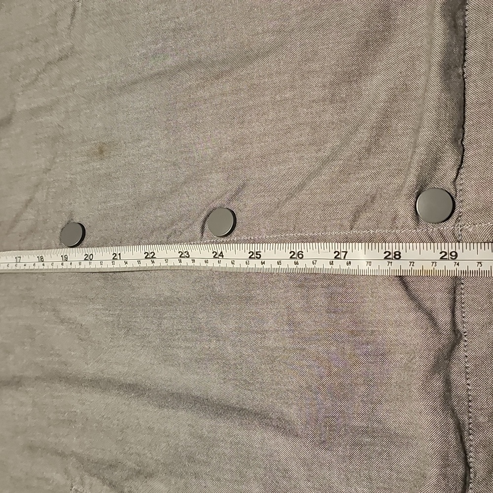 Vans Light Gray Button-Up Jacket - image 8